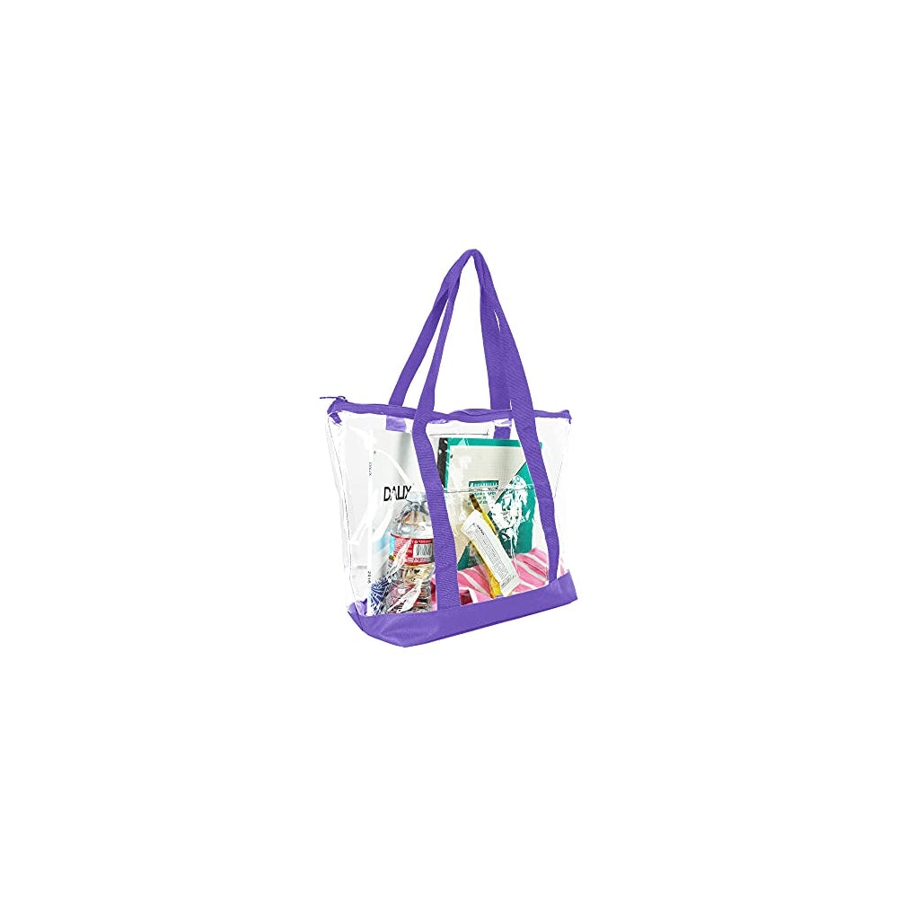Bolsos de la compra transparente de hombro para mujer