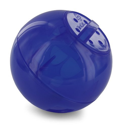 Dispensador de comida para gatos azul