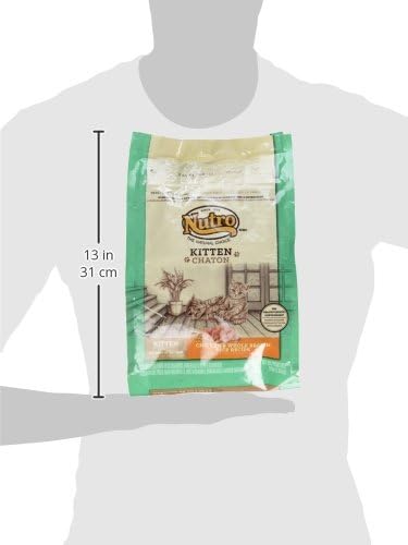 NUTRO WHOLESOME ESSENTIALS - Alimento seco natural para gatos para el desarrollo temprano, receta de pollo y arroz integral criado en granja, bolsa de 3 libras