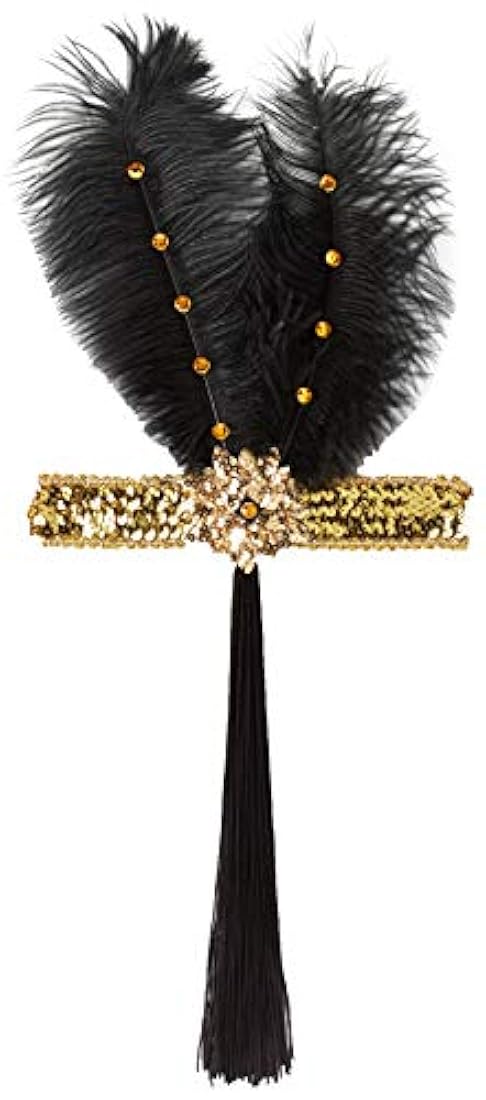 Foro Novedades Roaring 20 de Flapper de lentejuelas diadema