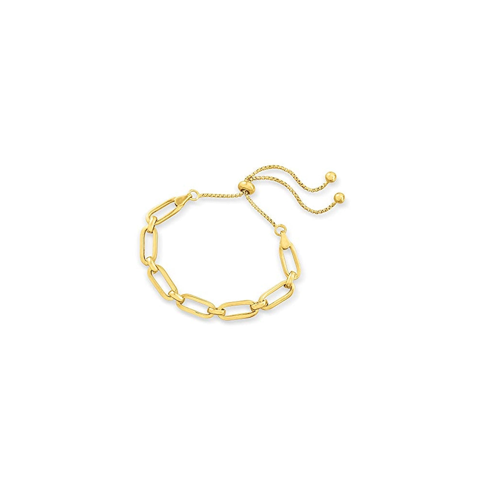 Pulseras italiana de oro de 18 quilates sobre papel