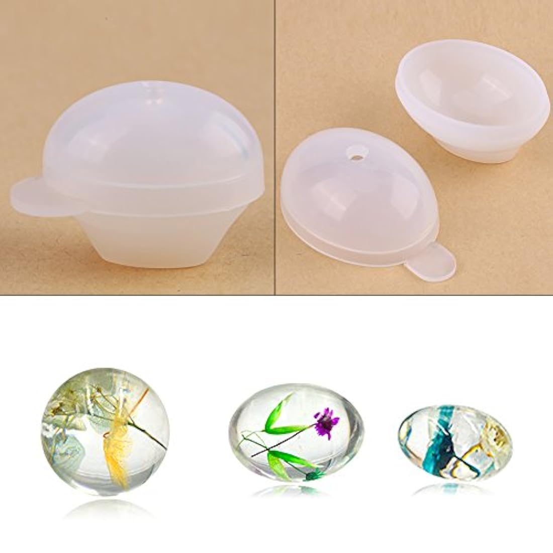 Molde de silicona de esfera