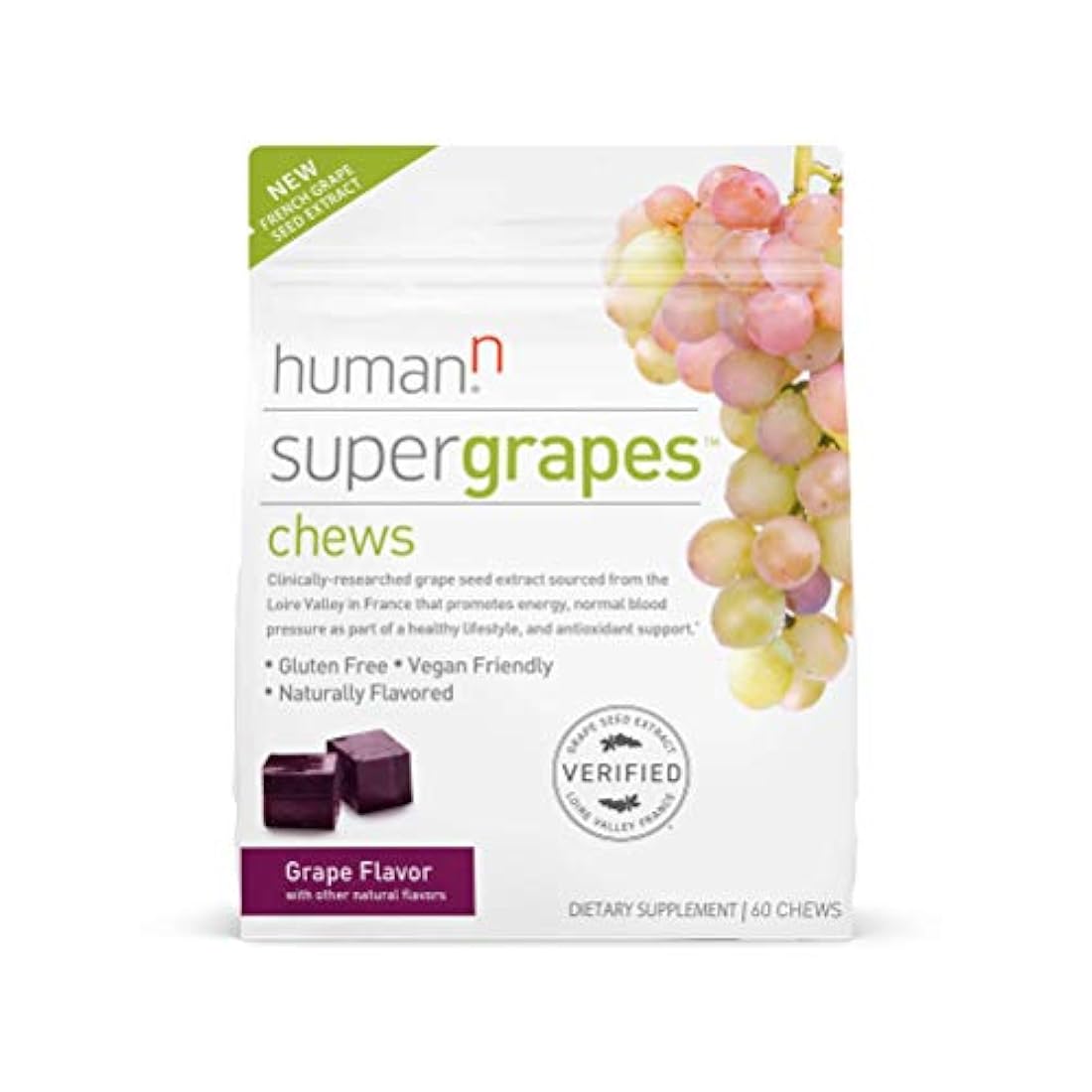 HumanN SuperGrapes Mastics Extracto de semilla de uva B12
