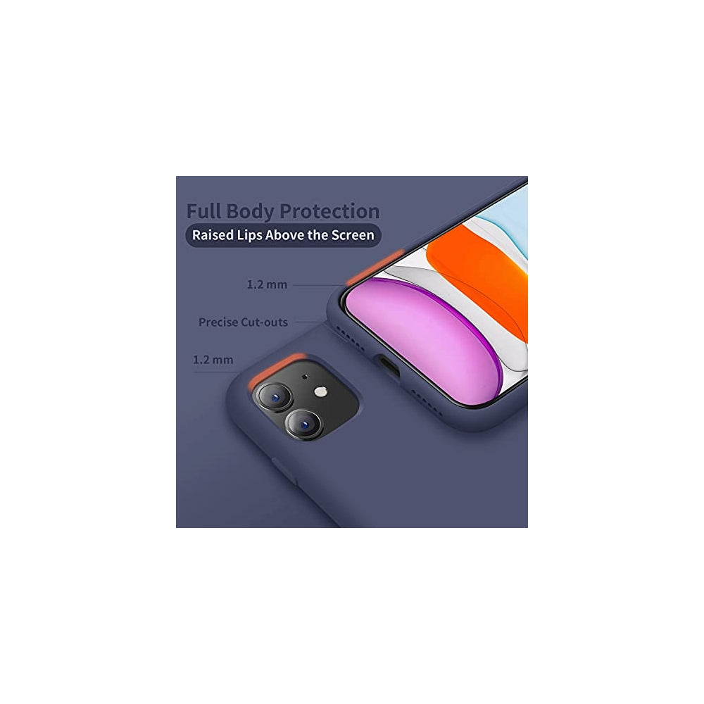 Funda para iPhone 11 Azul Marino Silicona