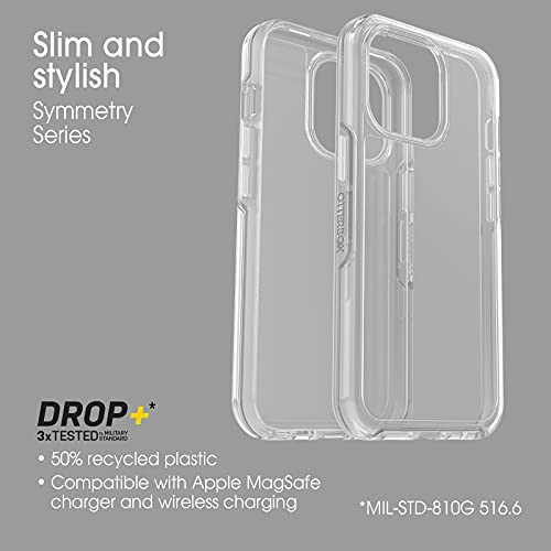 OtterBox Symmetry Clear Series - Funda sólo para iPhone 13 Pro - Polvo de estrellas