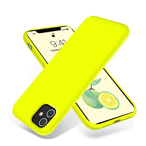OTOFLY funda para iPhone 11, ultradelgada, funda de gel de silicona líquida con protección completa, antirayaduras, a prueba de golpes, compatible con iPhone 11