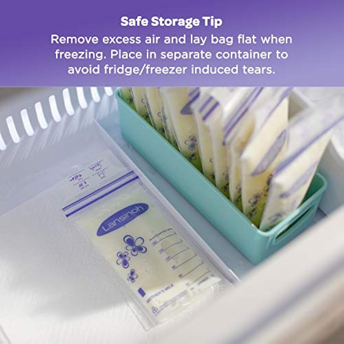 Bolsas de almacenamiento para leche materna