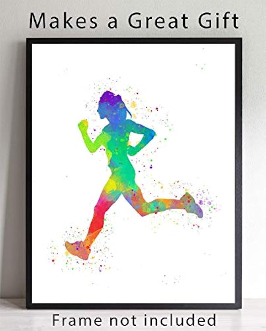 Impresión abstracta sin marco Ideal para atletas