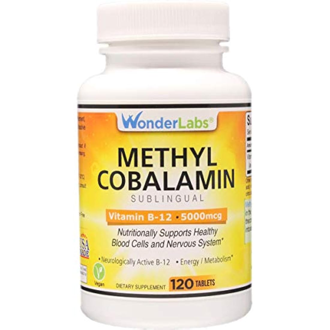 Metilcobalamina B12, Vitamina B-12 sublingual, 0.00017