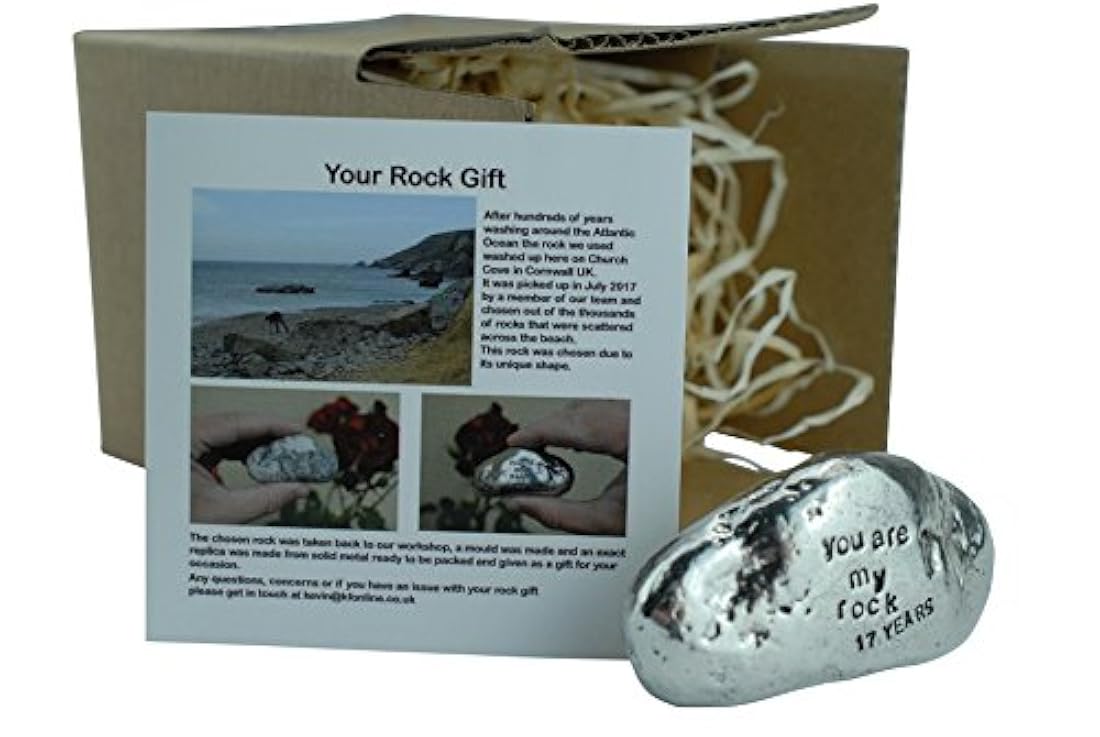 17th Aniversario You are My Rock idea de regalo