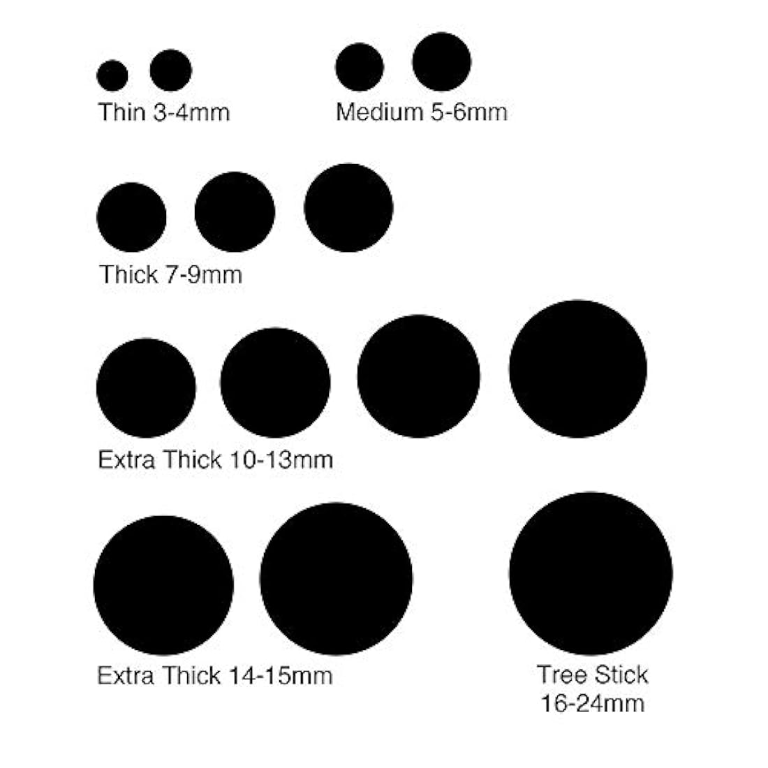 carbonilla de sauce para artistas, Negro, Assorted