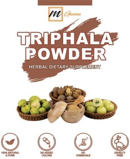 Suplemento Polvo de trifala 100% natural para una piel 227 G