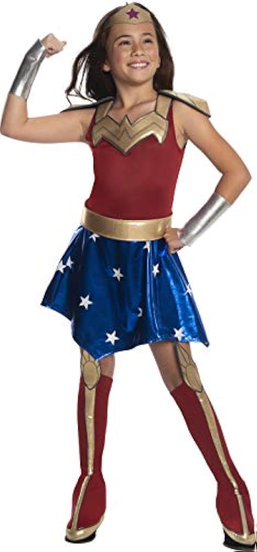 Disfraz de Rubie's Wonder Woman Dc Superhéroe para niñas