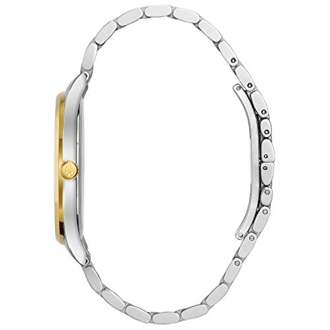 Reloj de cuarzo para hombre acero inoxidable color dos tonos