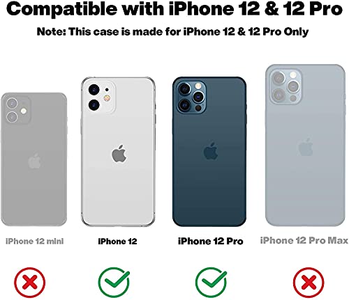 Funda compatible con iPhone 12 (rosa hielo)