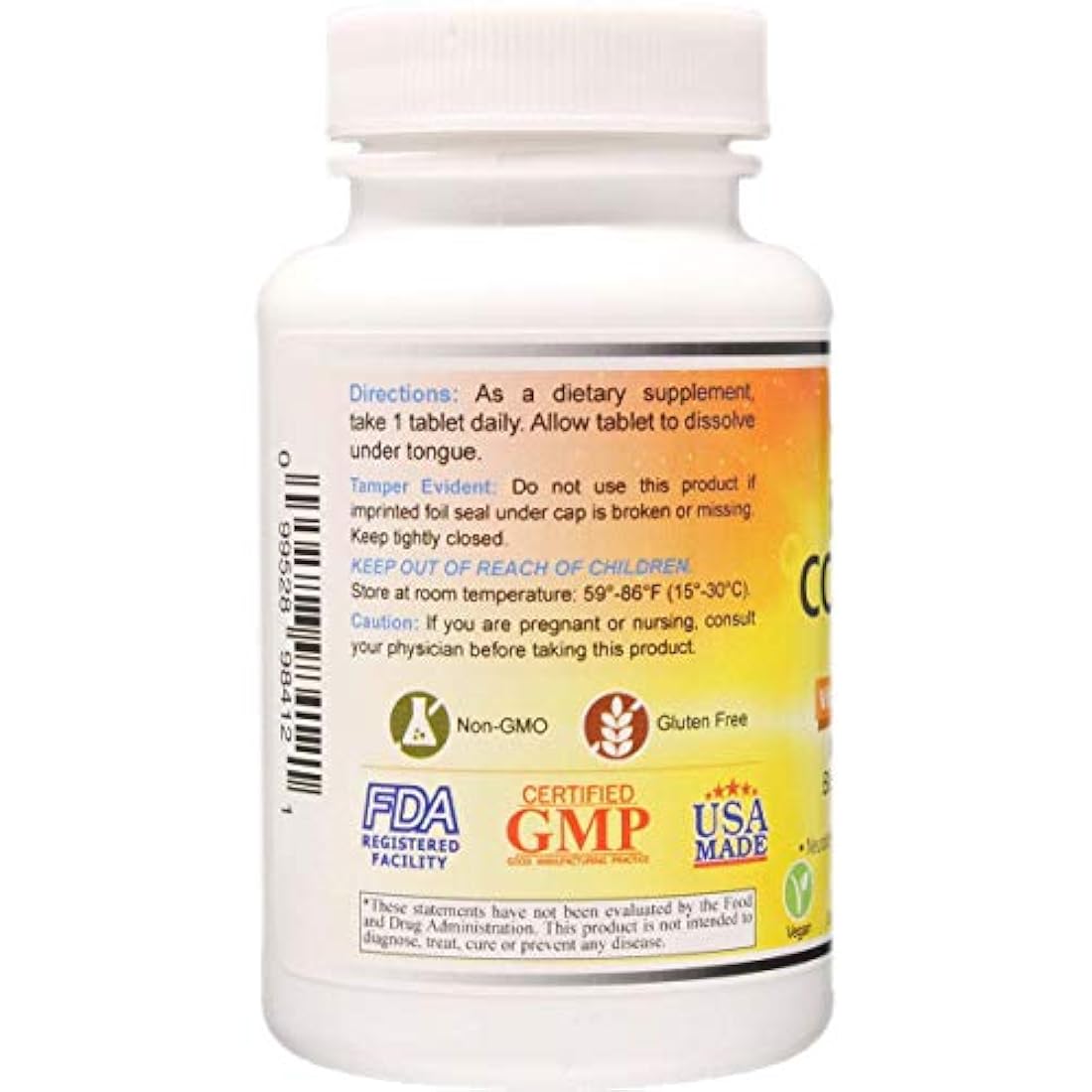 Metilcobalamina B12, Vitamina B-12 sublingual, 0.00017