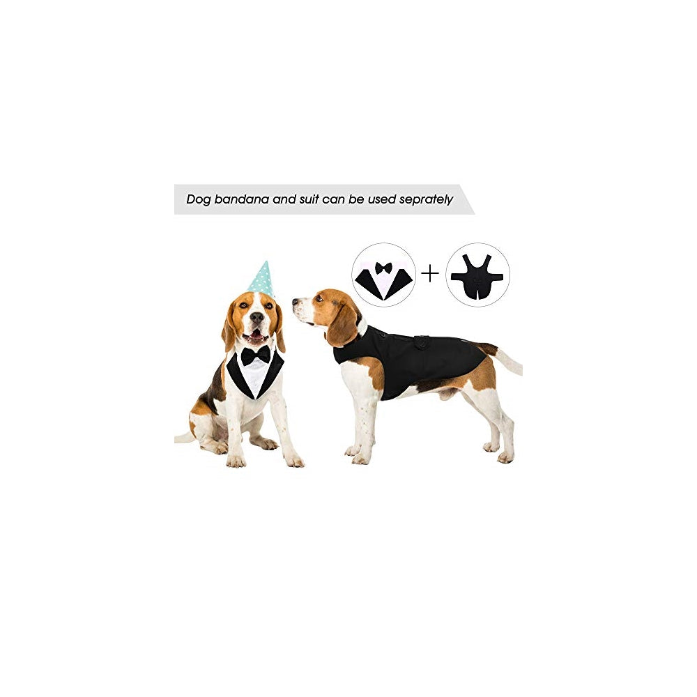 Disfraces de esmoquin para perros talla S