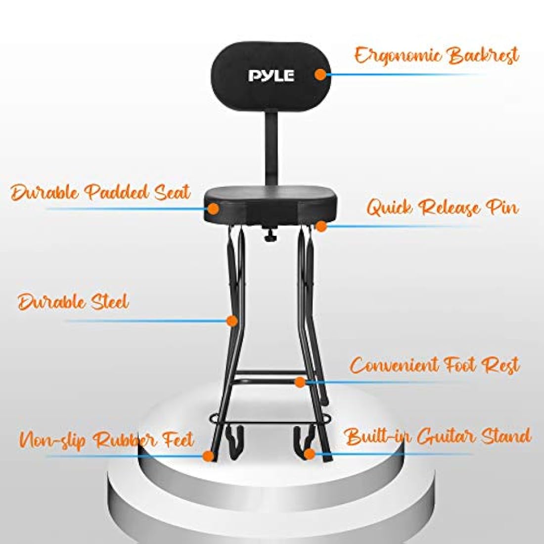 Soporte Asiento acolchado respaldo PYLE-PRO - PYG60