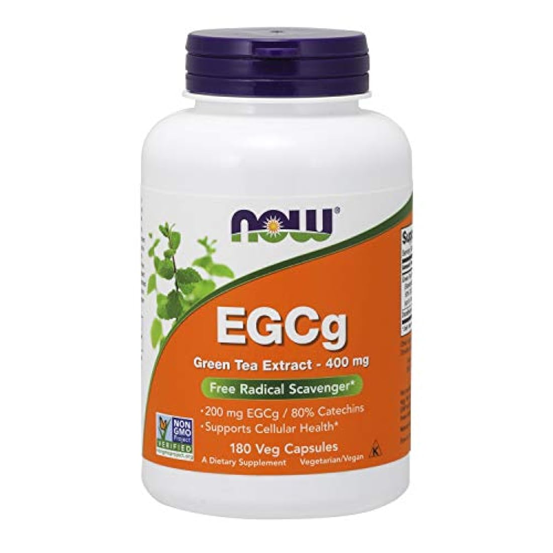 NOW Foods EGCg Extracto de té verde 400mg, 4757, 1