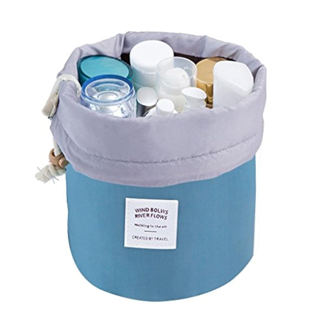 Bolsa organizadora de cosméticos impermeable con gancho