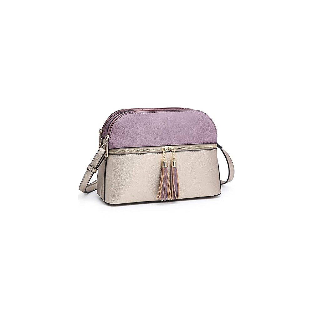 Bolsos de hombro para mujer con cremallera bolsillos