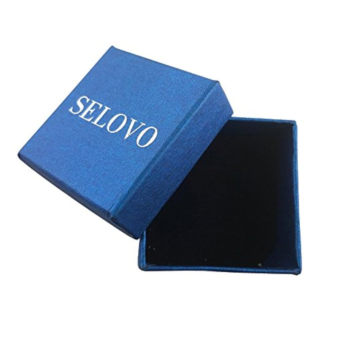 SELOVO Pendientes de tuerca con circonita cúbica