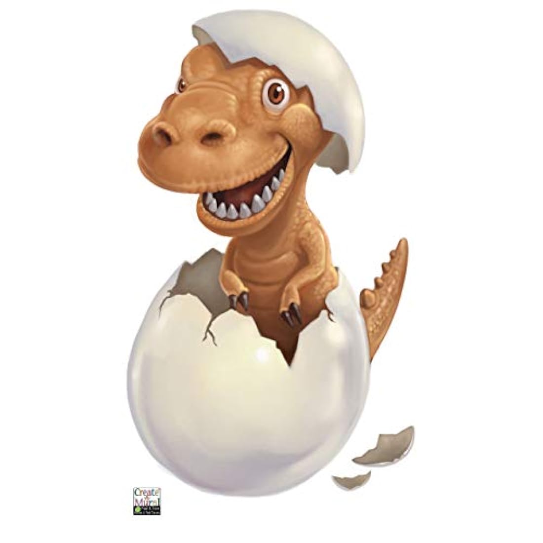 vinilo para pared de diseño bebe dinosaurio