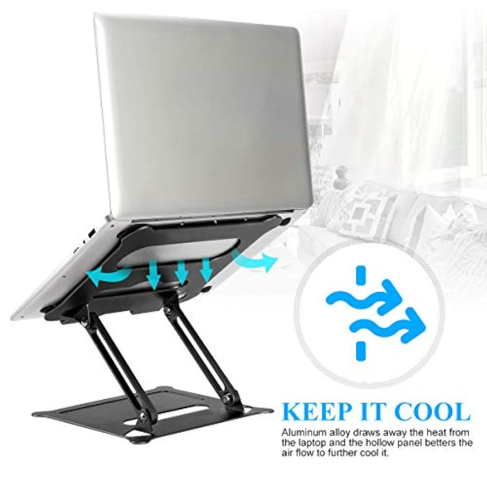 Soporte ergonómico ajustable para computadora portátil