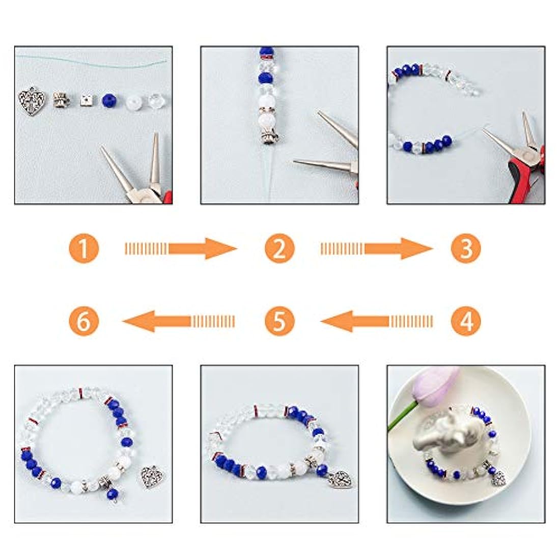 Dijes y medallas 80 piezas dijes corazón encantos a granel