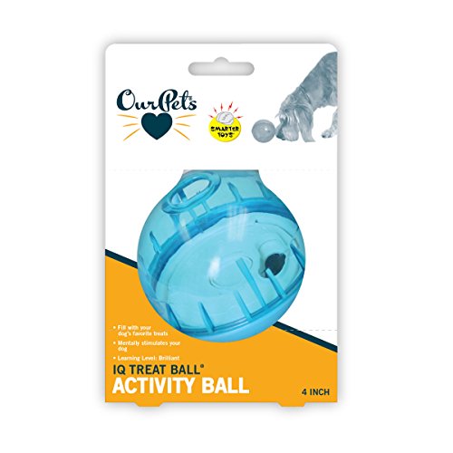 OurPets IQ Treat Ball Juguete interactivo para perros dispensadores de alimentos