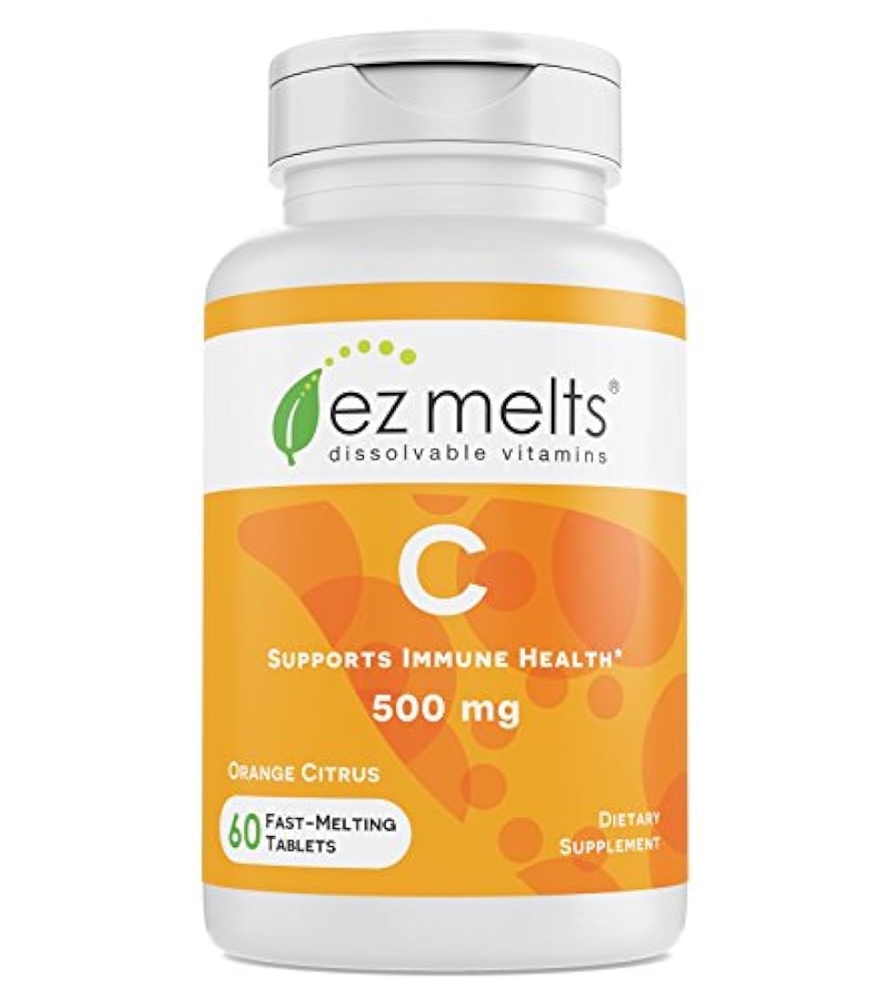 EZ se derrite C, 500 mg, Dissolving Vitaminas, Zero Azúcar