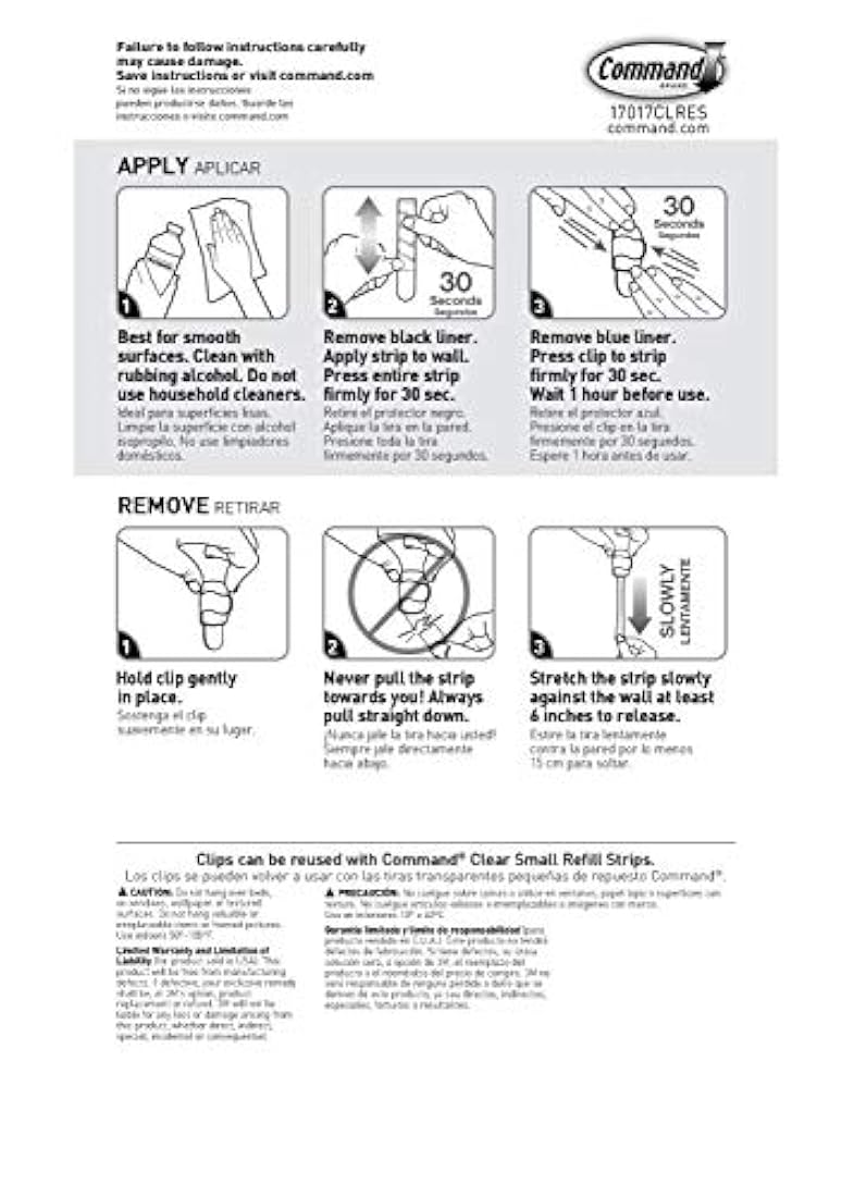Command CL017-13NA Pinzas redondas para cables