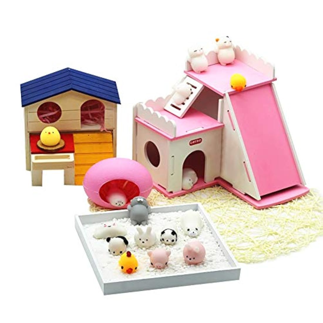 Juguetes blandos mochi para niños recuerdo de fiesta 24 und