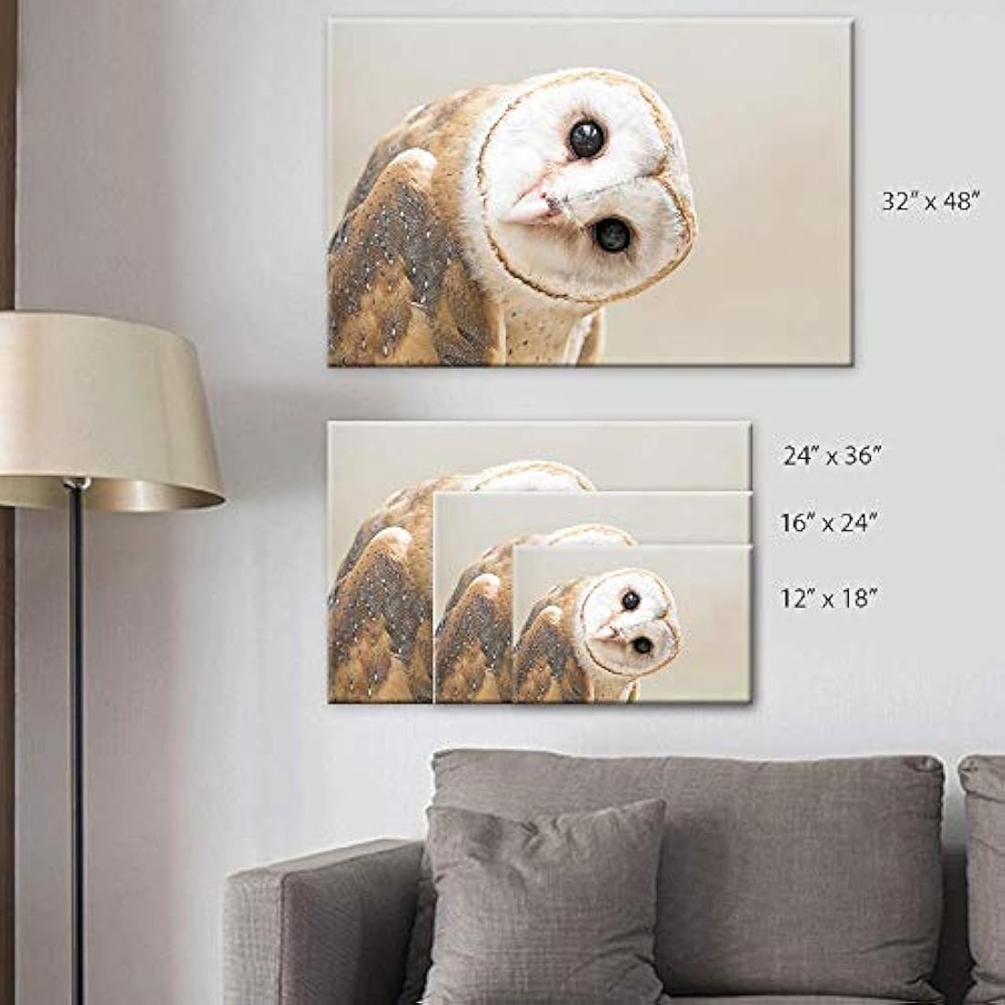 SIGNFORD - Lienzo decorativo para pared de sala de estar