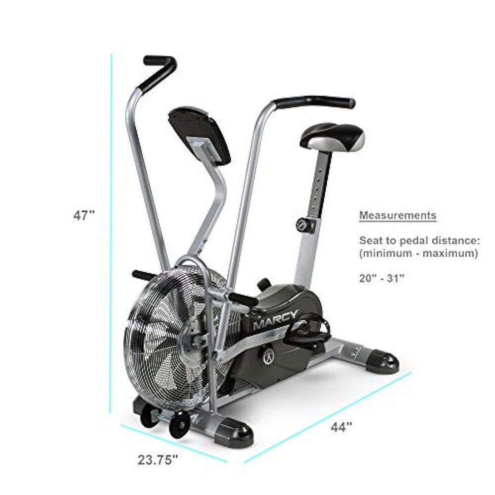 Bicicleta vertical con ventilador para entrenamiento Marcy