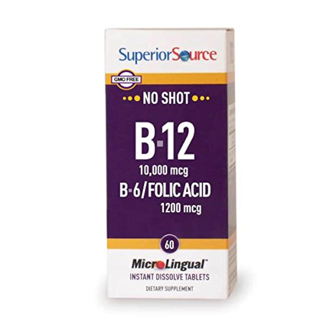 Vitamina B12 de metilcobalamina 10,000 mcg