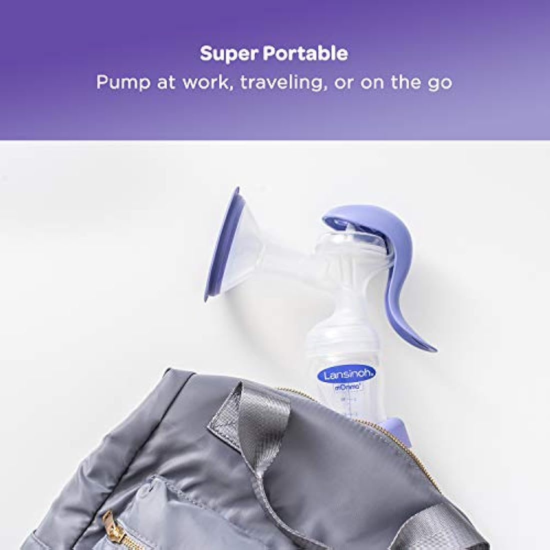 Extractor de leche manual Lansinoh, paquete de de 1
