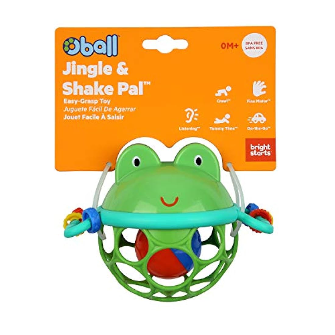 alta de alegría con este traqueteo de ranas La bola