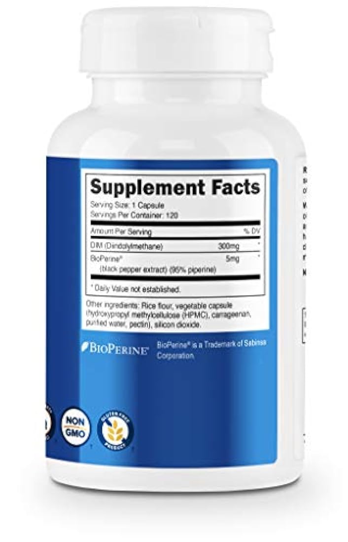 Suplemento Nutricost Dim (diindolylmethane) 0.10 onzas, 120