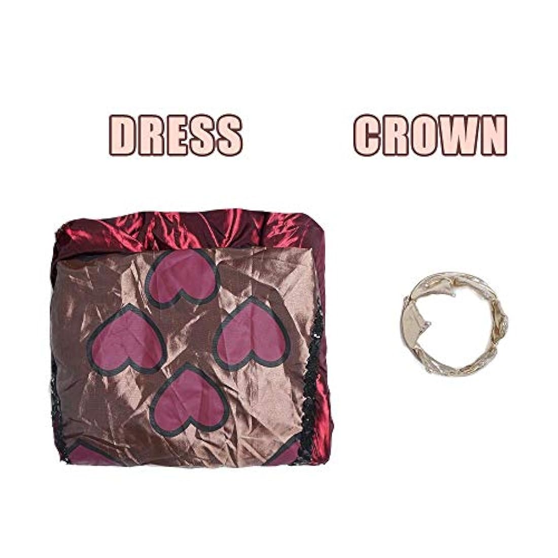 Disfraces Disfraz de reina para mujer, diseño de corazones