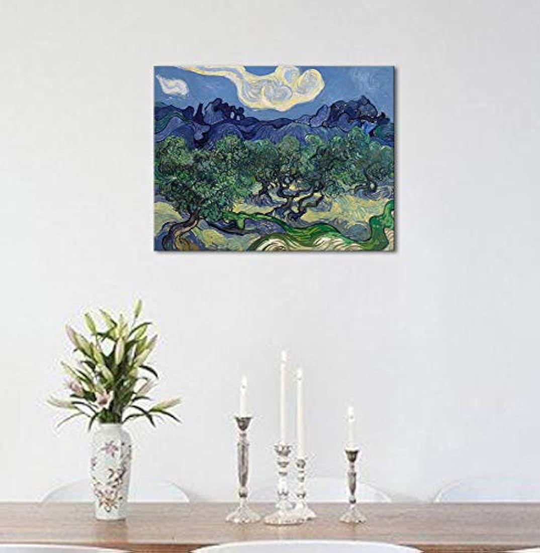 Wieco Art - Pinturas al óleo Reproducción Abstracto