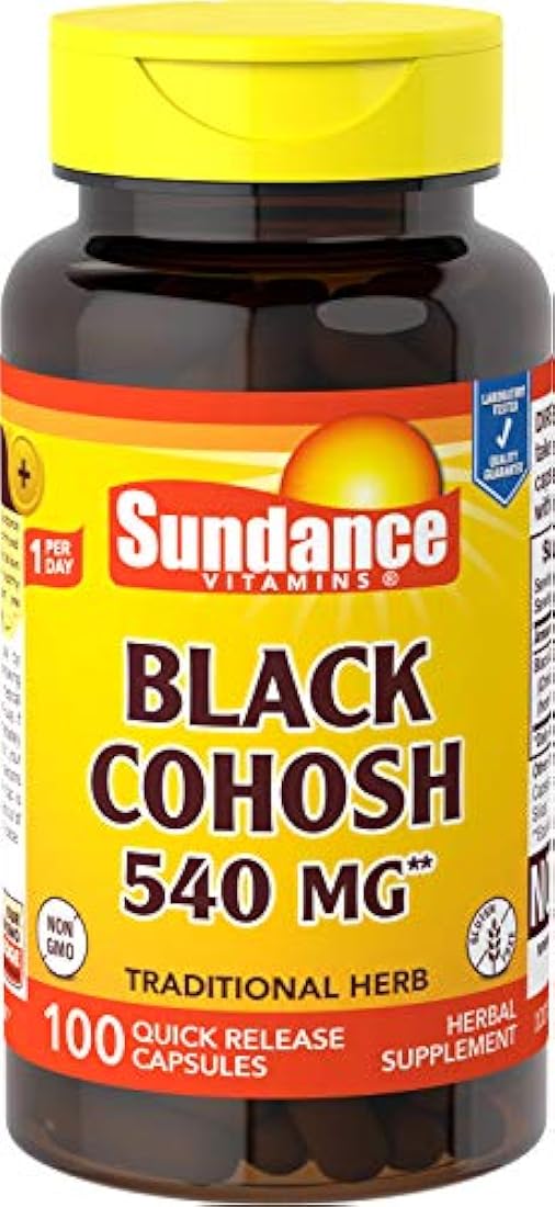 Sundance Cohosh Negro 540 mg, 100 unidades