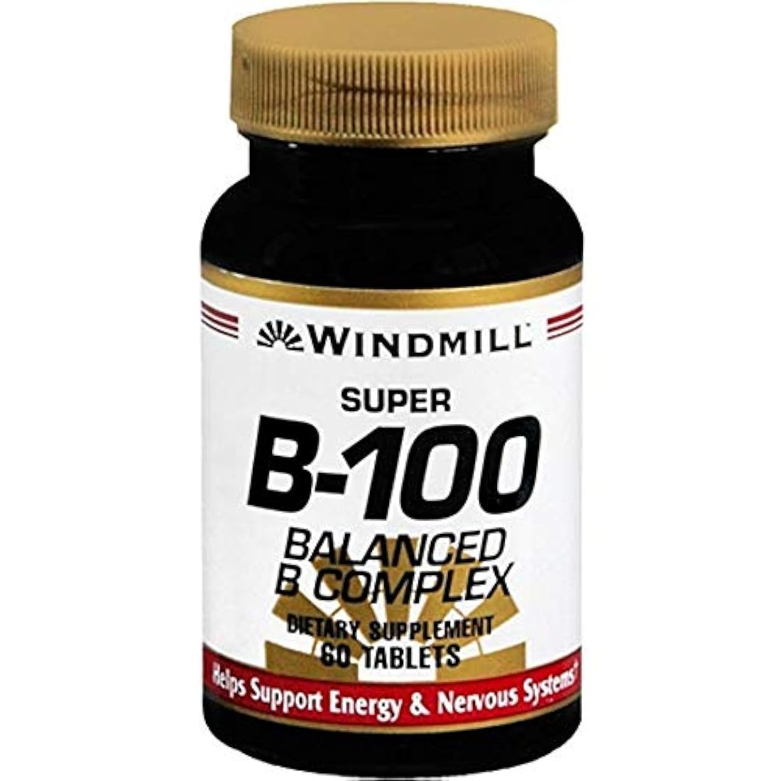 Windmill Vitamin B-100 Complex Tabletas Tamaño: 60