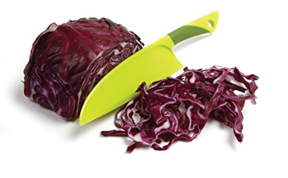 Norpro 572 - Cuchillo para lechuga, color verde, Verde,