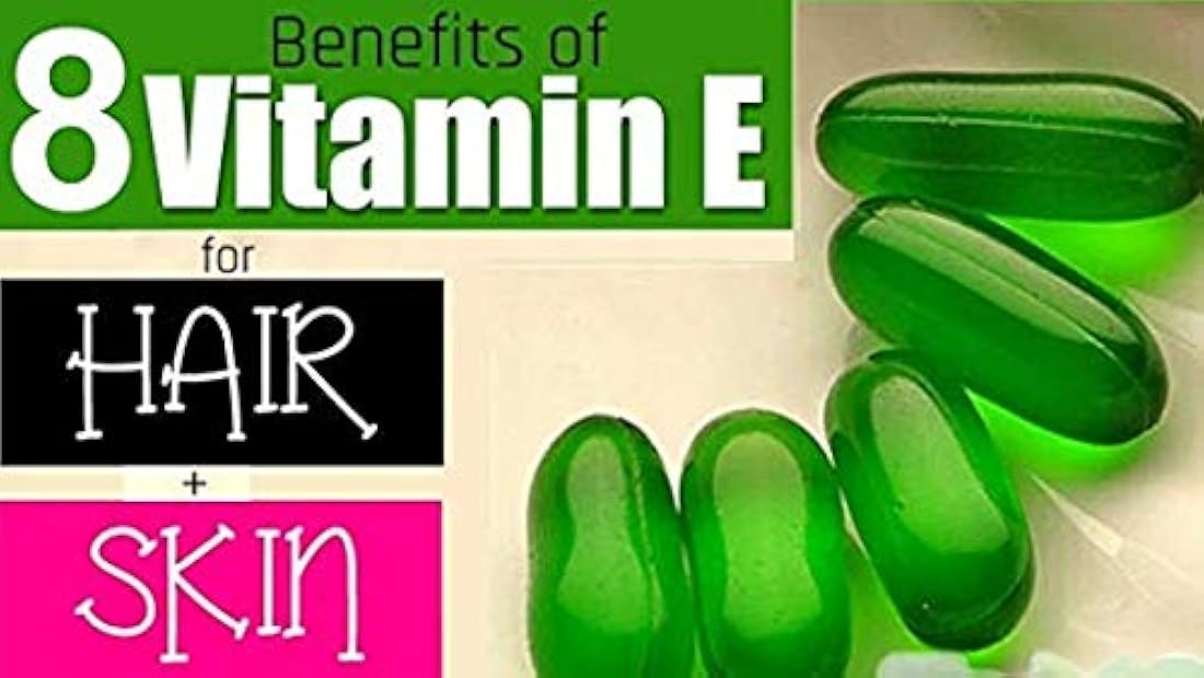 50 cápsulas de Evion Vitamina E para la cara que brilla intensamente, cabello fuerte, acné, uñas, piel brillante 400mg