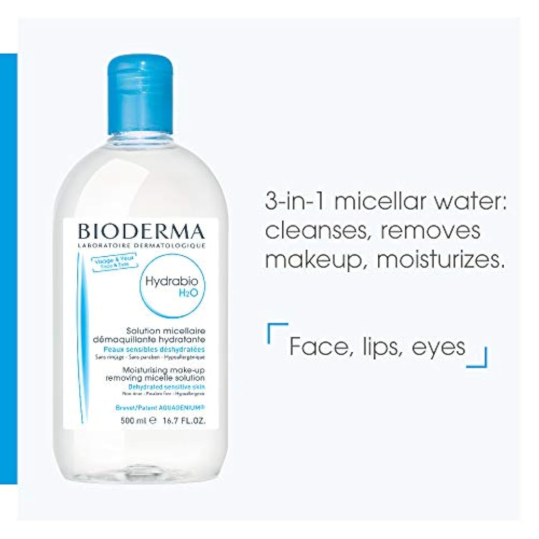 Desmaquillantes, Agua Micelar, Limpieza, para Piel Sensible