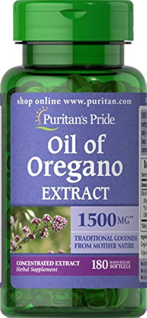 Extracto de aceite de orégano Puritan's Pride 0.05 oz