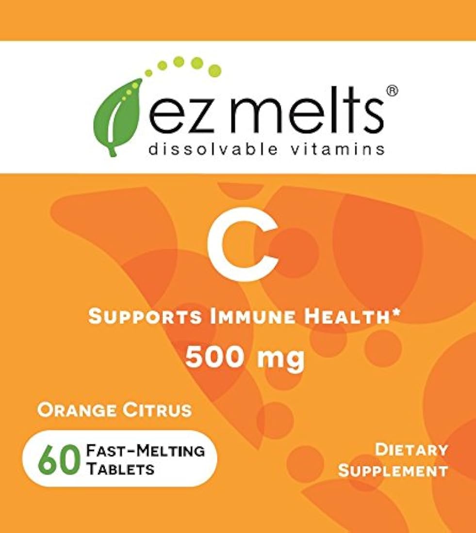 EZ se derrite C, 500 mg, Dissolving Vitaminas, Zero Azúcar