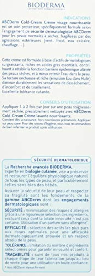 Bioderma ABCDerm Crema hidratante facial para bebés y niños
