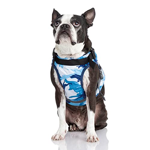 Gooby Chubasquero para perros V2 - Poncho impermeable con anillos dobles en D - Chaqueta impermeable para perros pequeños y medianos